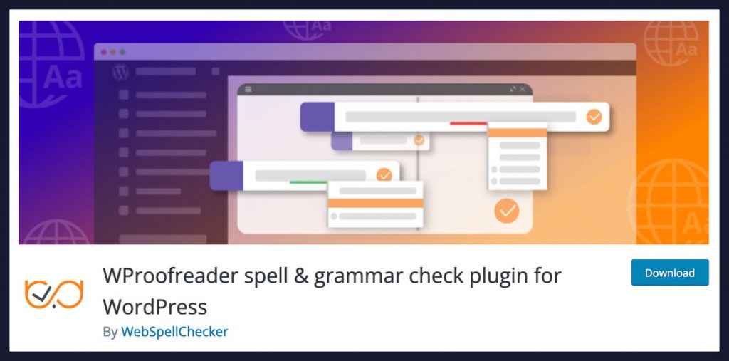 WProofreader WordPress grammar checker